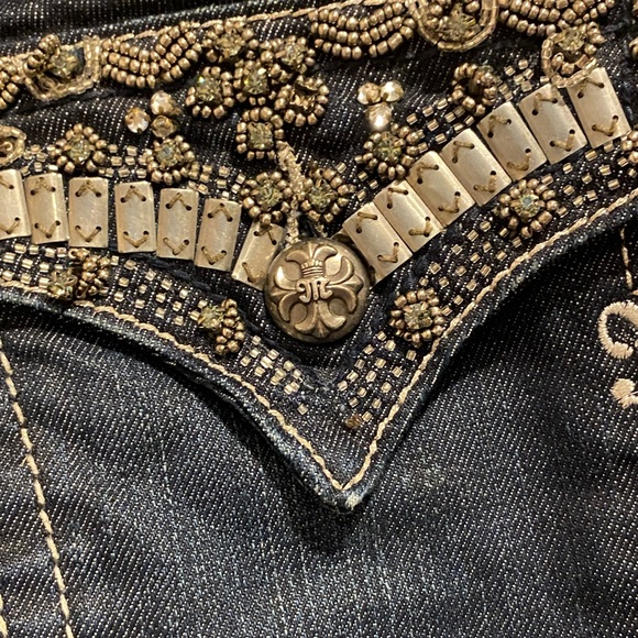 Miss Me JP4656S Dark Wash Skinny Jeans Size 27 - Picture 13 of 16